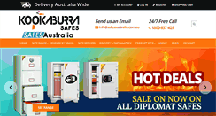 Desktop Screenshot of kookaburrasafes.com.au